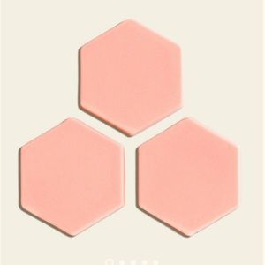 Letterfolk hexagonal tiles, Cherry blossom